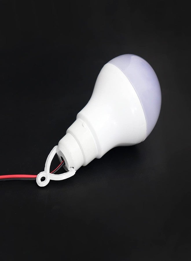 إلكترونيك سبايسس مصباح إلكتروني يعمل بالطاقة الشمسية بجهد 12 فولت تيار مستمر، بتقنية SMD LED، لون أبيض كريستالي عالي السطوع، مزود بزوج من موصلات التمساح. - Image 3